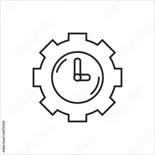 mass production, settings neumorphic style vector icon, infographic concept, industrial production.