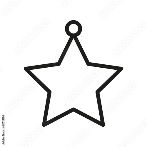 christmas icon. new year, winter celebration