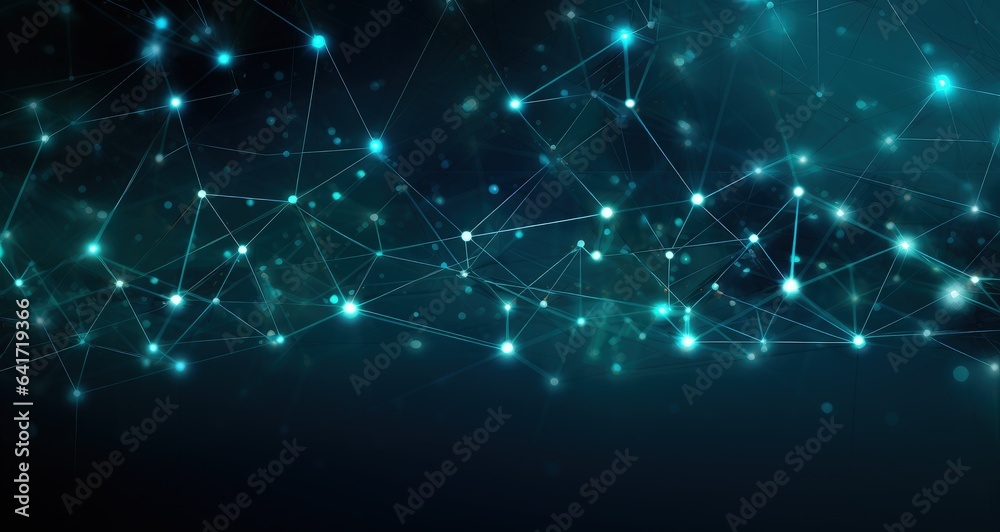 Technological background with network connections, technology concept. Generative AI Technological background with network connections, technology concept. Generative AI