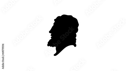 King Leonidas I silhouette