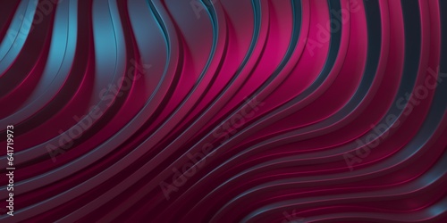 Curve Dynamic Fluid Liquid Wallpaper. Multicolored 3D stripes © VERSUSstudio