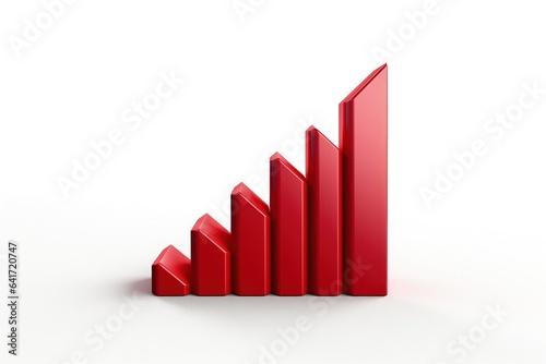 Red bar graph illustration, finance and stock exchange concept. Generative AI Free Download Red bar graph illustration, finance and stock exchange concept. Generative AI - GFXLoad