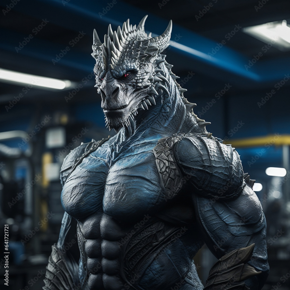 Fit Dragon, Embracing Fitness with a Fiery Spirit Fit Dragon, Embracing Fitness with a Fiery Spirit