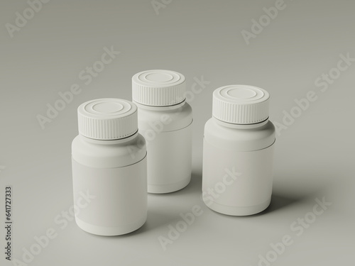 Blank Medicine Pils Bottle Mockup