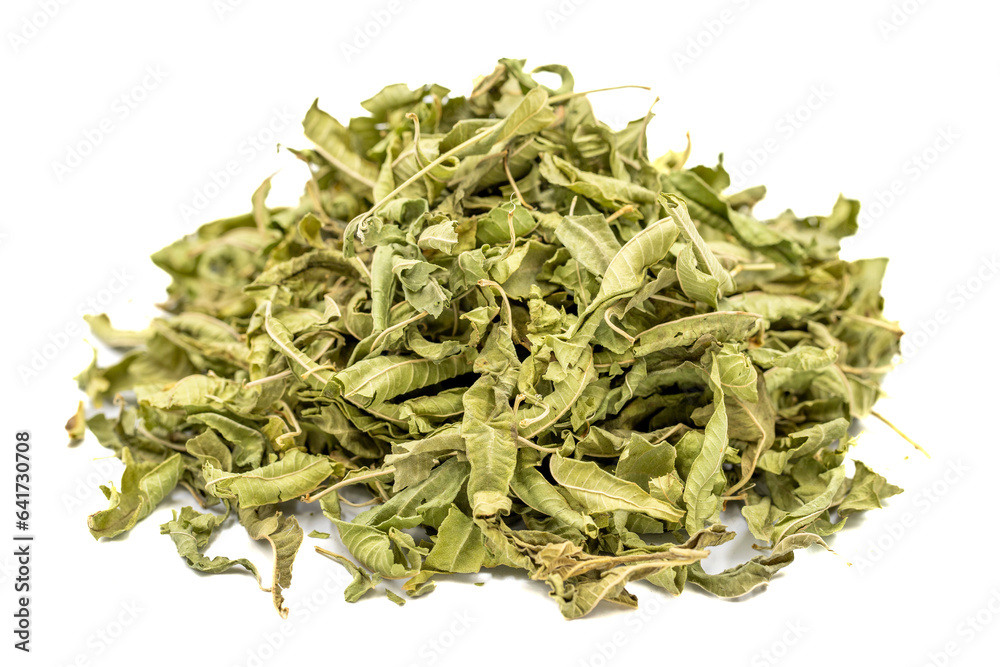 Melissa tea leaves. Pile of fresh balm tea isolated on white background. herbal medicine. close up. Close up Melissa tea leaves. Pile of fresh balm tea isolated on white background. herbal medicine. close up. Close up