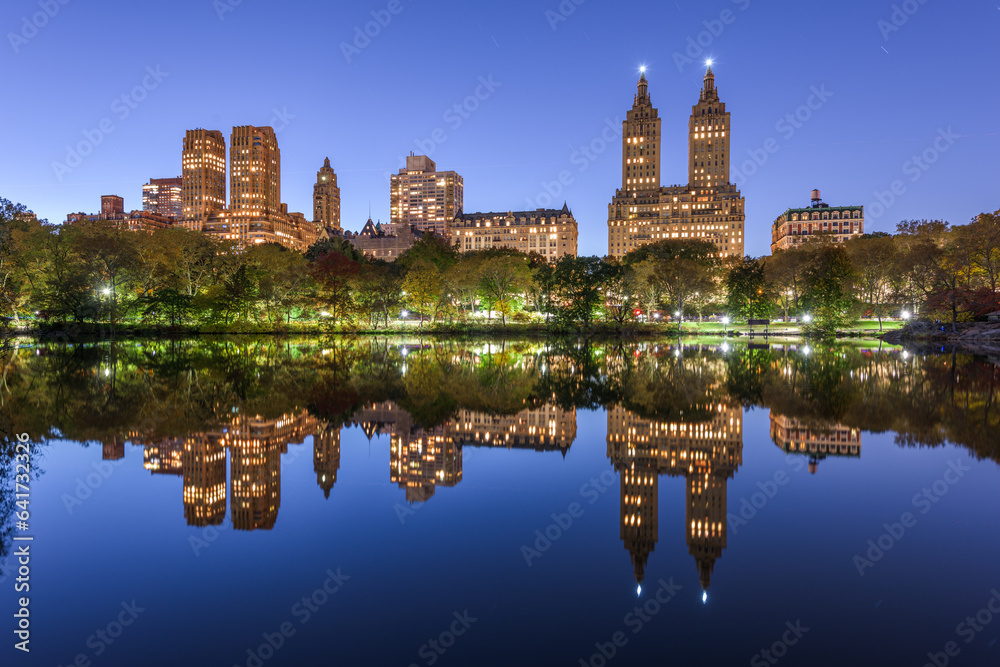Upper West Side New York City from Central Park
