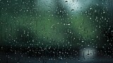 Rain drops on window made with Ai generative technology