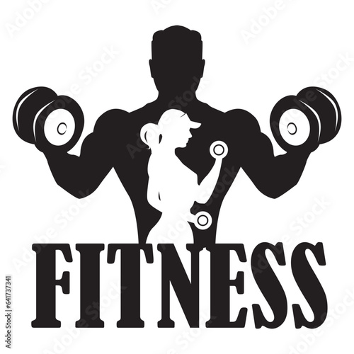 silhouette of a person in the gym
