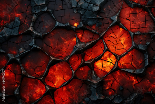 Cristal Flame skin, in the style of hellish background, cracked.