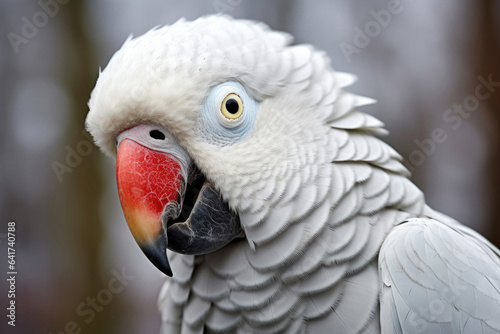 Cute Arctic Parrot Close-up