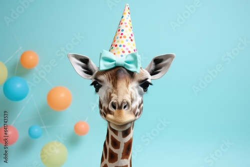 Giraffe's Party Invitation