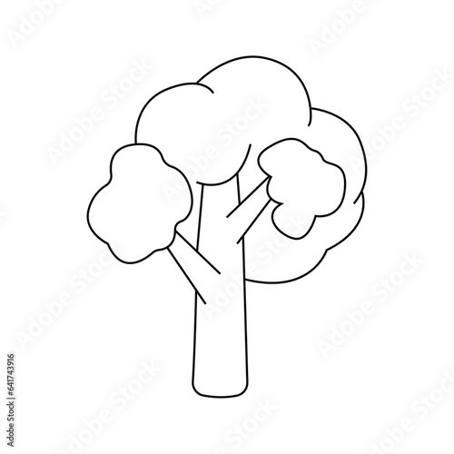 Vector illustration of a tree in doodle style