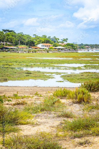 Conche du Mimbeau in Cap Ferret, France on a summer day photo