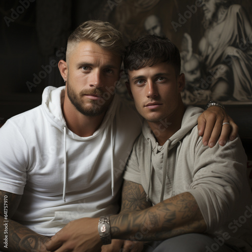 gay men , ai generated