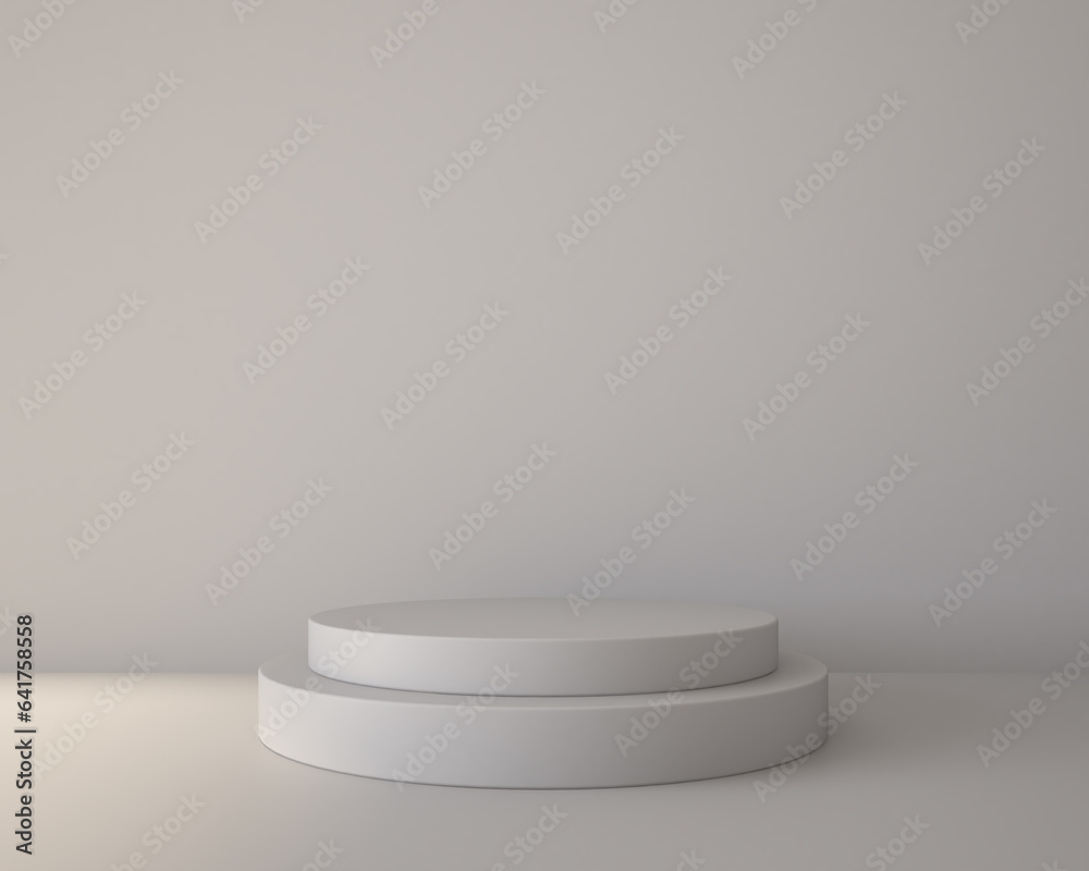 White podium minimal wall scene 3d rendering, 3d illustration
White podium minimal wall scene 3d rendering, 3d illustration