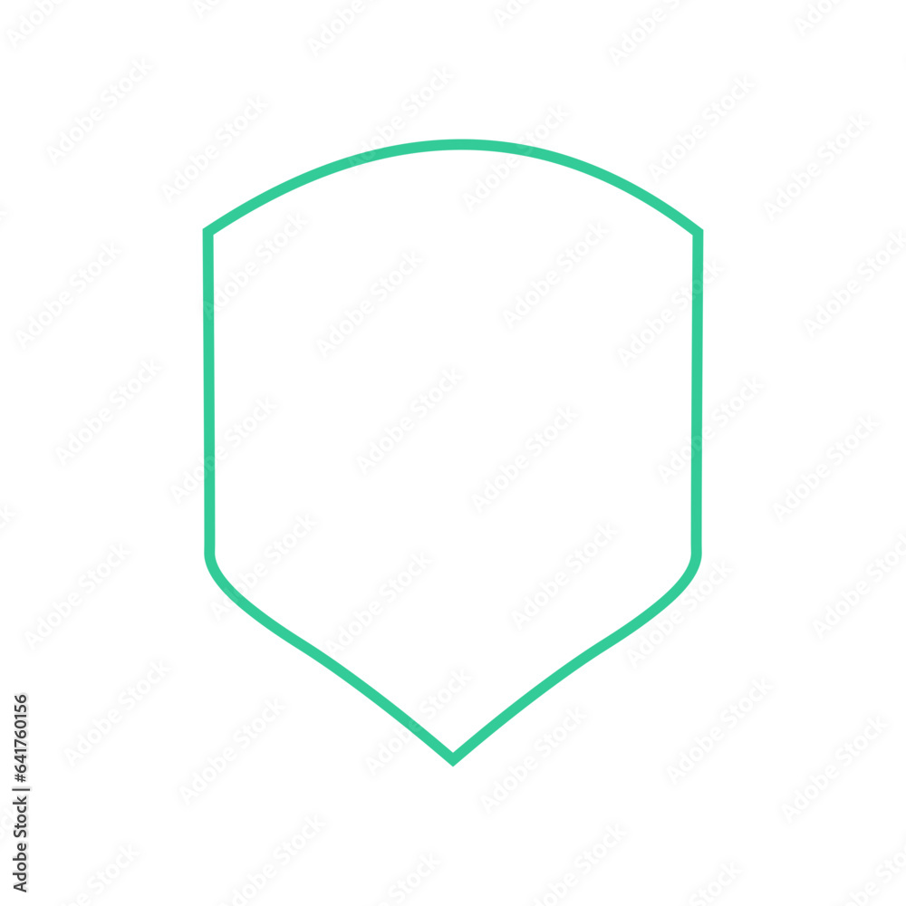 Empty Blank Shield Logo Vector Empty Blank Shield Logo Vector