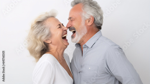 A couple in their 70s or 60s, who have spent decades together, displaying a deep connection and enduring love for each other.