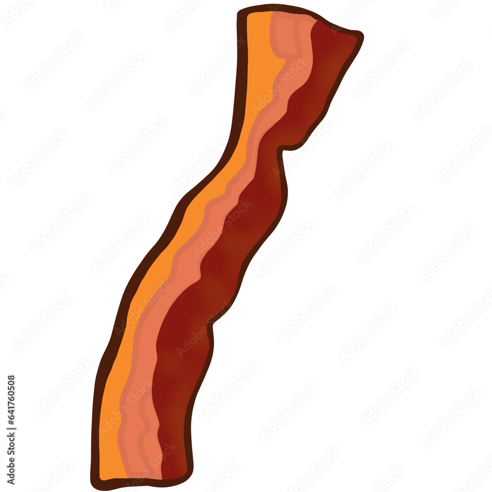 Bacon hand drawn illustration