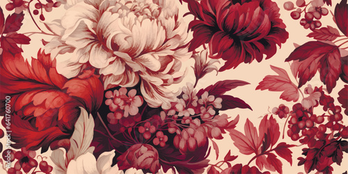 Seamless leaf pattern with brown and black botanical background. Vector design of abstract leaves in autumn colors. perfect for decoration and fabrics