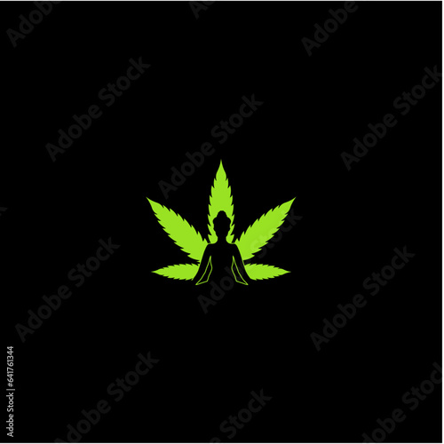 Marijuana Yoga Logo