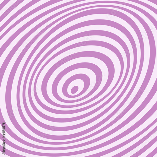 Optical Illusion Stripes Texture. Abstract Geometric Background Vector Design. Op Art Illustration.