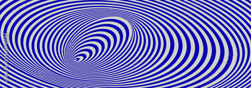 Optical Illusion Stripes Texture. Abstract Geometric Background Vector Design. Op Art Illustration.