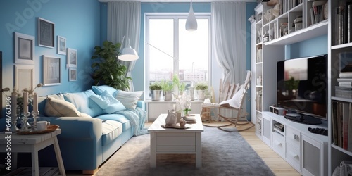 Stylish Scandinavian living room