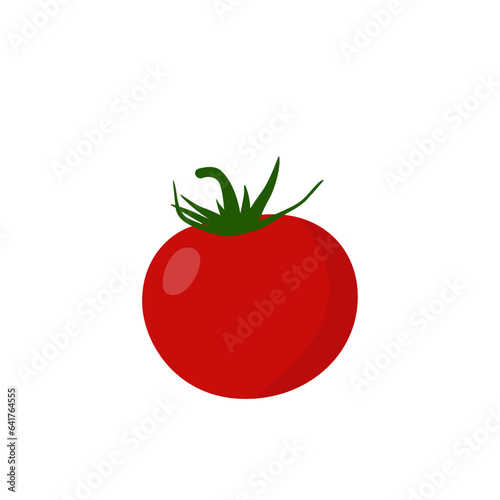 Tomato. Isolated vegetables on white background