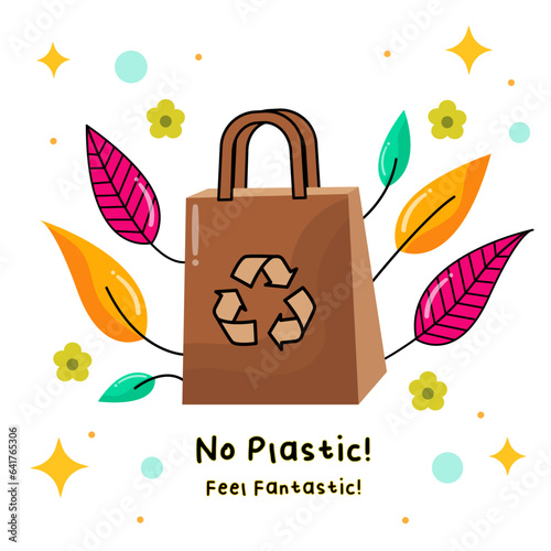 Use Paper Totebag To Reduce Plastic