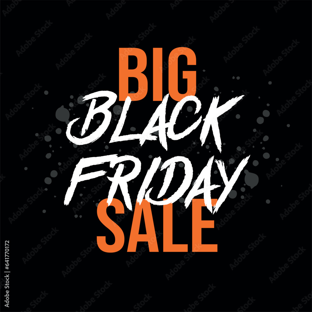 Big Black Friday sales, vetor pronto