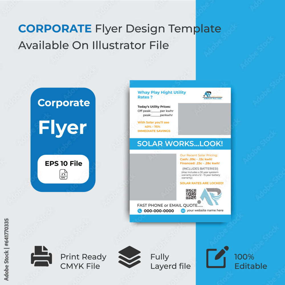 Corporate Solar Energy Flyer Design Templates. Corporate Solar Energy Flyer Design Templates.