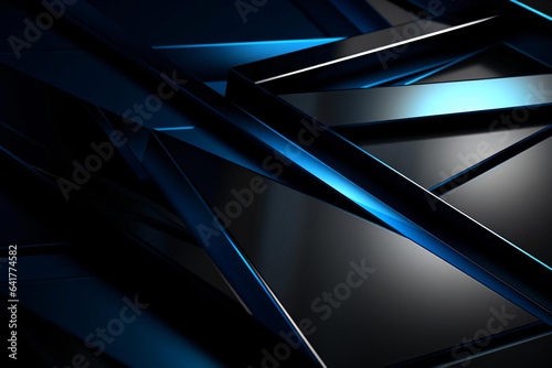 black and blue abstract background