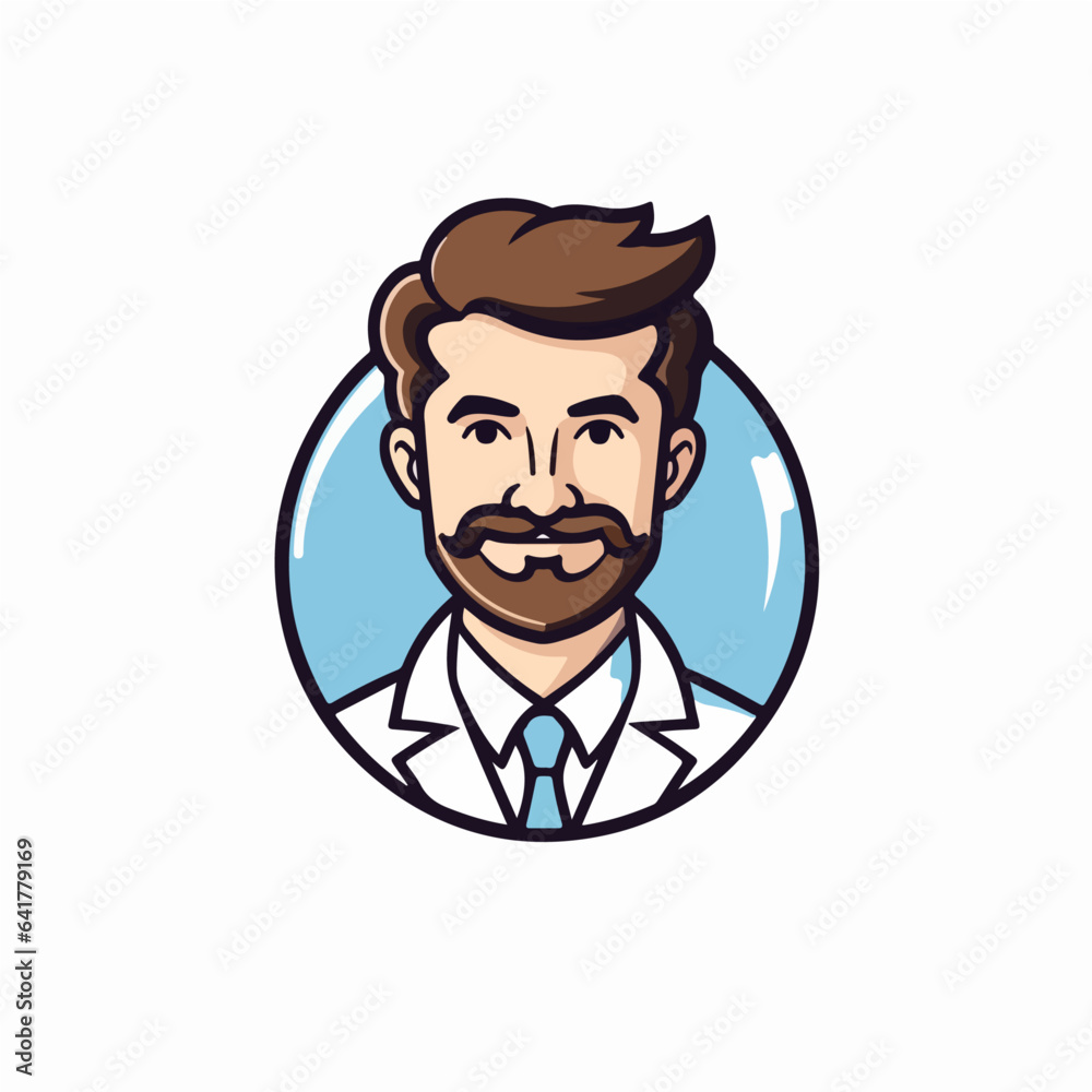 Doctor character cartoon logo vector symbol Doctor character cartoon logo vector symbol