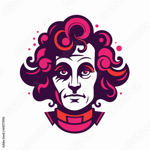 Chocolatier character cartoon logo vector symbol