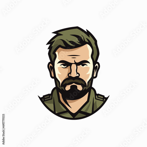 Wallpaper Mural Military soldier logo symbol vector Torontodigital.ca