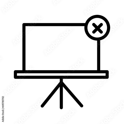 Remove Board School Outline Icon