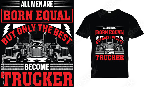 Funny Trucker T-shirt Design, Truck Driver Gift T-Shirt