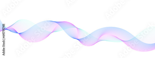 Abstract wavy information technology smooth wave lines background. Design used for banner, presentation, web design, cover, web, flyer, card, poster, texture, slide, magazine, data visualization.