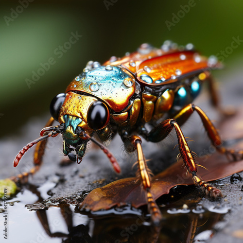 single brown macro cockroach © Susana