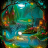 Artwork of fairy tale world 