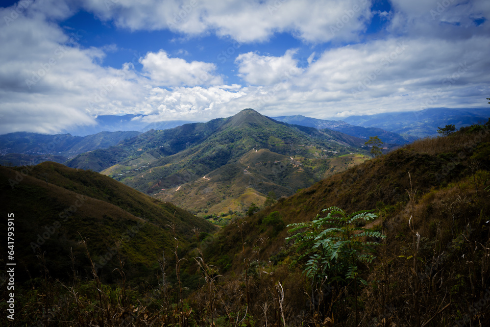 landscape with clouds