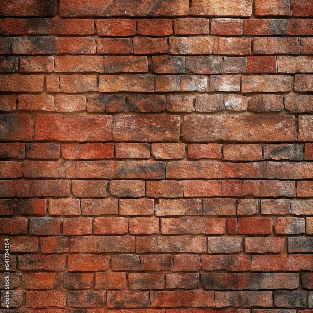 Simple red brick texture background