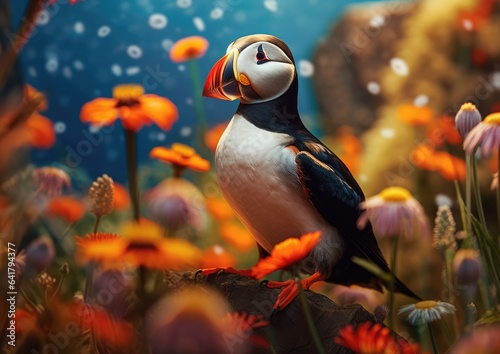 Atlantic Puffin or Common Puffin