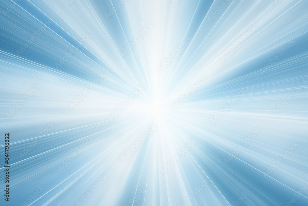 Blue cloudless sky with bright sun shining sun rays animation with generative Ai