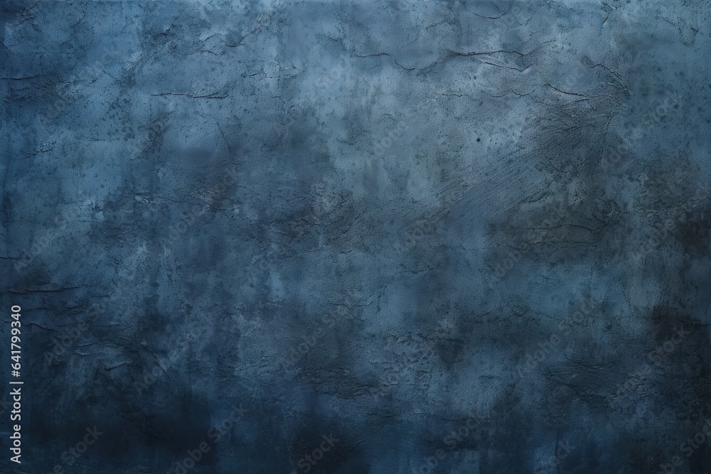wall in dark blue black tones in grunge style | Generative AI