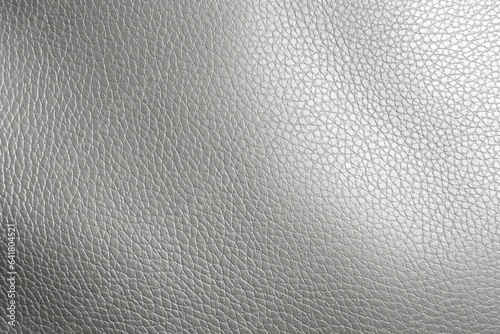 simple Silver color leather texture background 