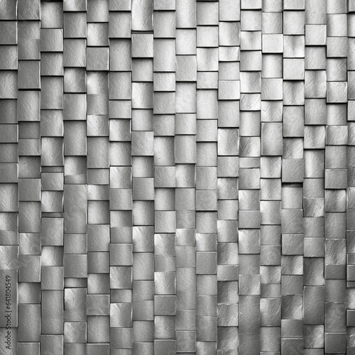 Simple silver brick texture background