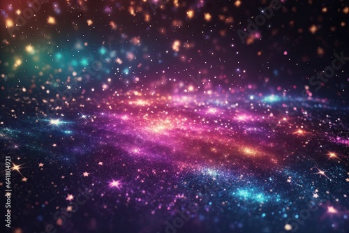Wallpaper Mural colorfull abstract glitter background with colorfull particles Torontodigital.ca