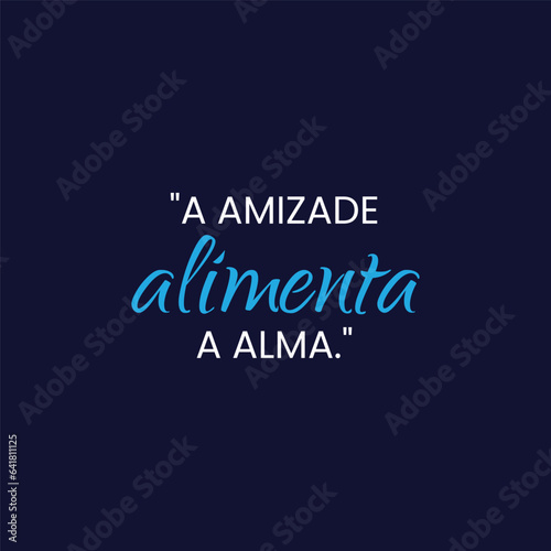 Citação de motivação com fundo liso e sólido
