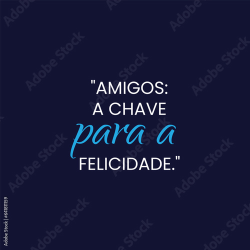 Citação de motivação com fundo liso e sólido